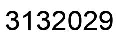 Number 3132029 black image
