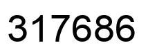 Número 317686 imagen negro