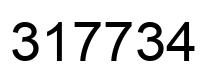 Número 317734 imagen negro