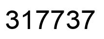 Número 317737 imagen negro