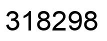 Number 318298 black image