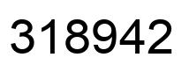 Número 318942 imagen negro