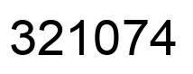 Número 321074 imagen negro