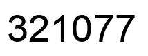 Número 321077 imagen negro