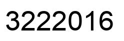 Number 3222016 black image