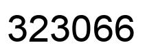 Número 323066 imagen negro