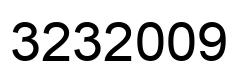 Number 3232009 black image