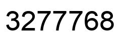 Number 3277768 black image
