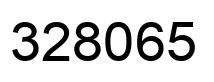 Number 328065 black image