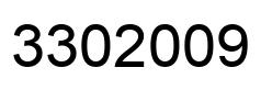 Number 3302009 black image