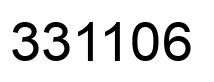 Number 331106 black image