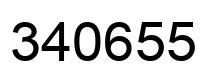 Número 340655 imagen negro