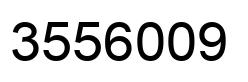 Number 3556009 black image