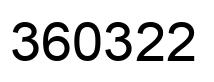 Número 360322 imagen negro