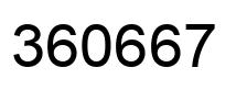 Número 360667 imagen negro