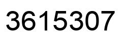 Número 3615307 imagen negro