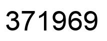 Number 371969 black image