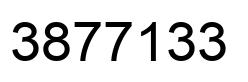 Number 3877133 black image