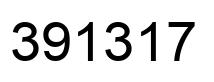 Number 391317 black image