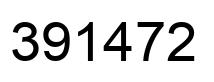 Número 391472 imagen negro