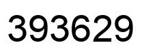 Number 393629 black image
