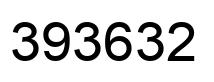 Number 393632 black image