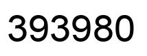 Number 393980 black image