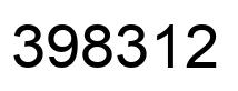 Number 398312 black image