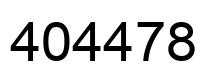 Número 404478 imagen negro