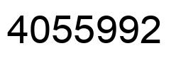 Número 4055992 imagen negro