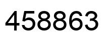 Número 458863 imagen negro