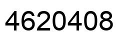 Number 4620408 black image