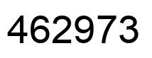 Número 462973 imagen negro