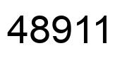 Number 48911 black image