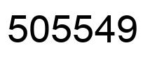 Número 505549 imagen negro