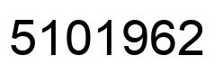 Número 5101962 imagen negro