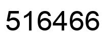Número 516466 imagen negro