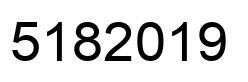 Number 5182019 black image