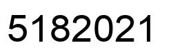 Number 5182021 black image