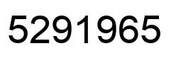 Número 5291965 imagen negro