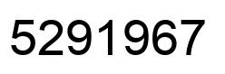 Número 5291967 imagen negro