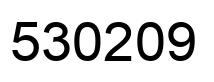 Number 530209 black image