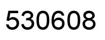 Number 530608 black image