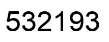 Number 532193 black image