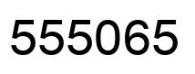 Number 555065 black image