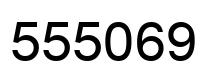 Number 555069 black image