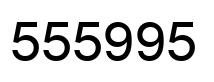 Número 555995 imagen negro