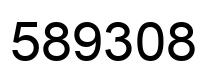 Número 589308 imagen negro