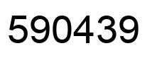 Número 590439 imagen negro