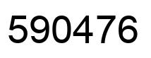 Número 590476 imagen negro